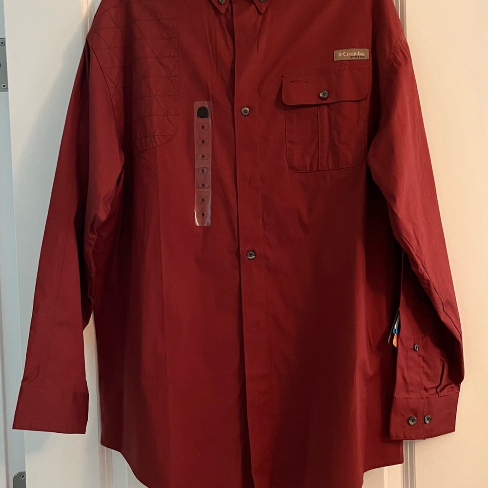 Columbia Men's Red Casual Shirt